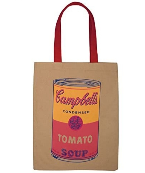 ❤️BUY 2 GET 1 FREE  Andy Warhol Tomato Soup Canvas Bag - Picture 3 of 11